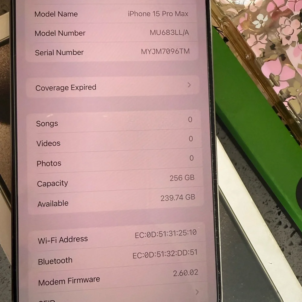 Apple iPhone 15 Pro Max 256GB Natural Titanium Unlocked